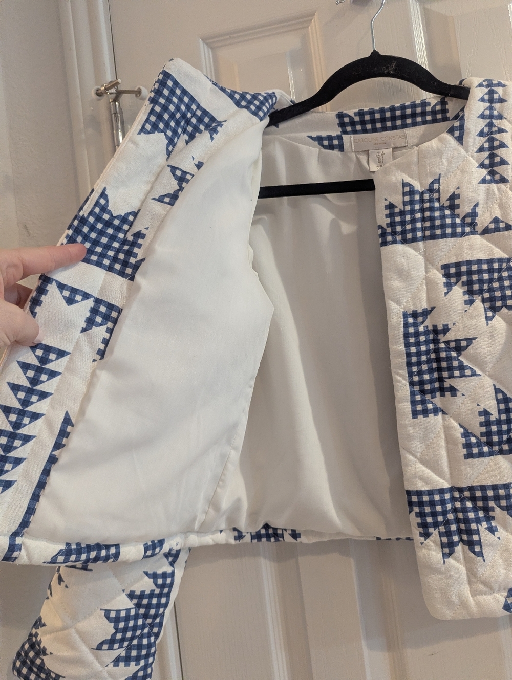 Caroline Constas Gloucester Print Quilted Jacket - Picture 3 of 5